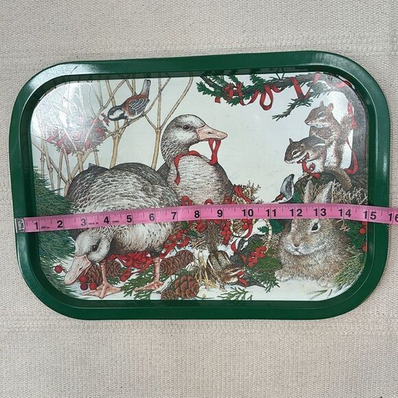 Vintage Tin Christmas Tray - Picture 7 of 9